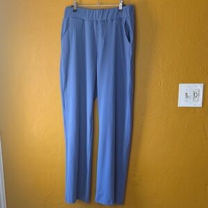 Vooveeya High Waist Wide StraightLeg Pants Yoga front & back pockets WomenXL